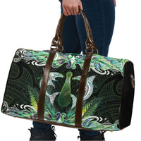 New Zealand Mere Pounamu Weapon Travel Bag Aotearoa Mango Paua Shell Maori Pattern LT22 - Polynesian Pride