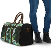 New Zealand Mere Pounamu Weapon Travel Bag Aotearoa Mango Paua Shell Maori Pattern LT22 - Polynesian Pride
