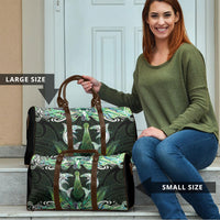 New Zealand Mere Pounamu Weapon Travel Bag Aotearoa Mango Paua Shell Maori Pattern LT22 - Polynesian Pride