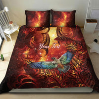 New Zealand Kea Bird Matariki Personalised Bedding Set Silver Fern Maori Pattern LT22 - Polynesian Pride