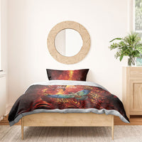 New Zealand Kea Bird Matariki Personalised Bedding Set Silver Fern Maori Pattern LT22 - Polynesian Pride