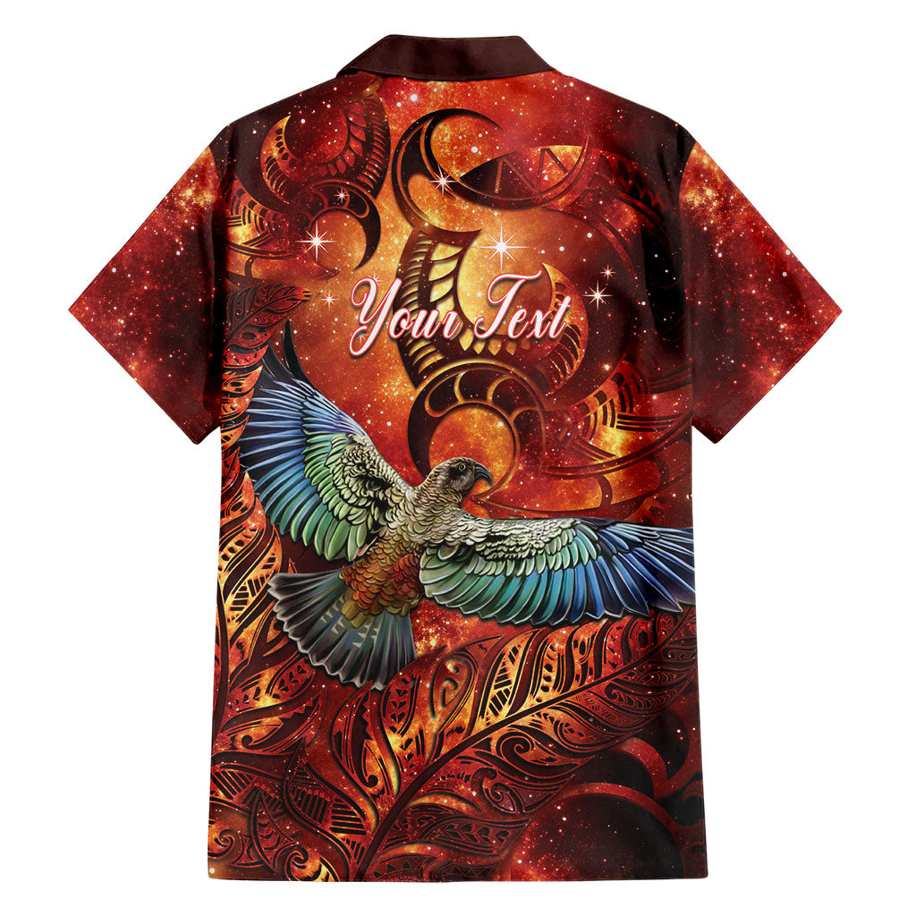 New Zealand Kea Bird Matariki Personalised Hawaiian Shirt Silver Fern Maori Pattern LT22 - Polynesian Pride