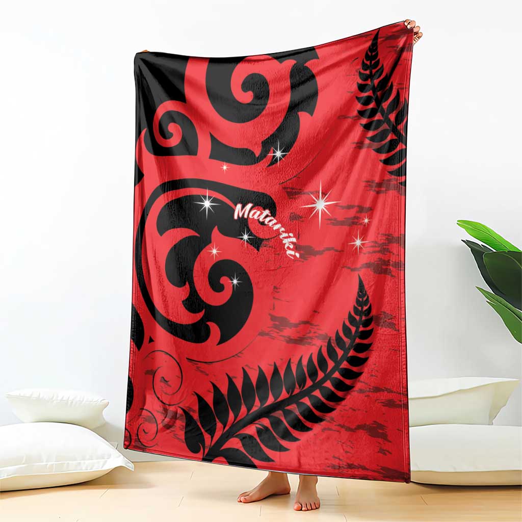 New Zealand Matariki Blanket Maori New Year Koru Pattern LT22 - Polynesian Pride