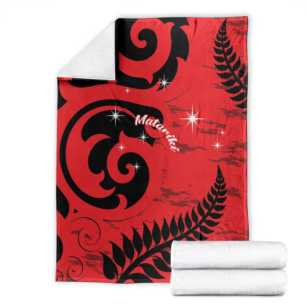 New Zealand Matariki Blanket Maori New Year Koru Pattern LT22 - Polynesian Pride