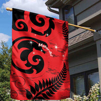 New Zealand Matariki Garden Flag Maori New Year Koru Pattern LT22 - Polynesian Pride