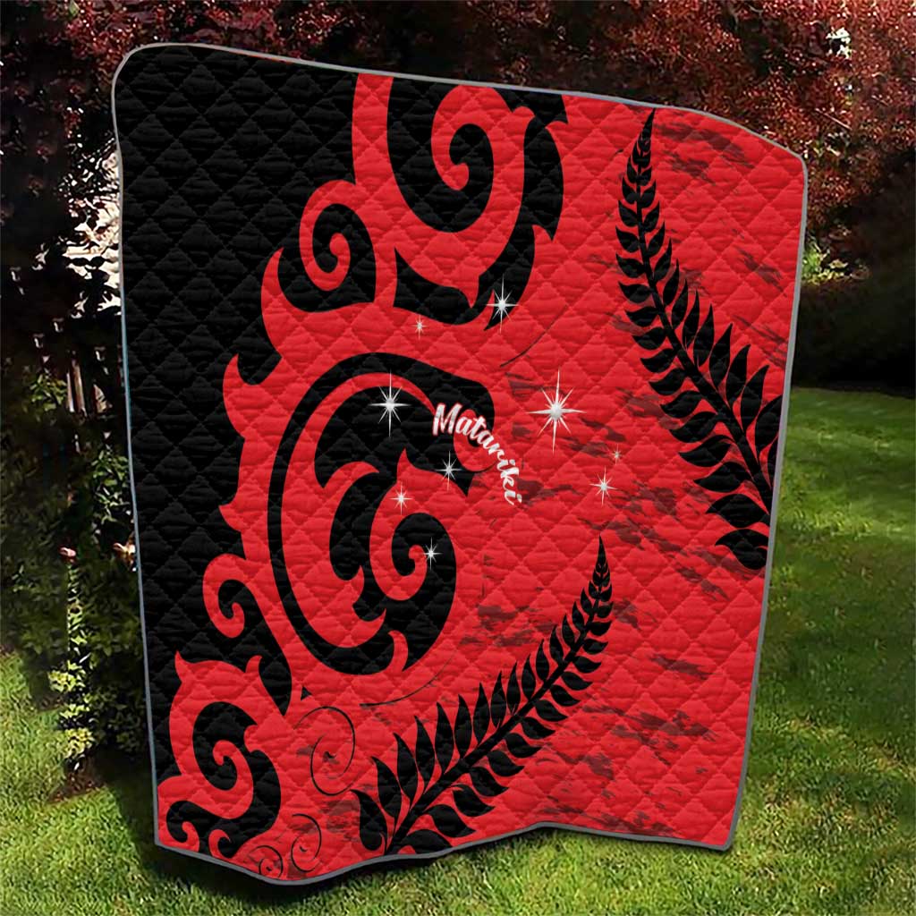 New Zealand Matariki Quilt Maori New Year Koru Pattern LT22 - Polynesian Pride