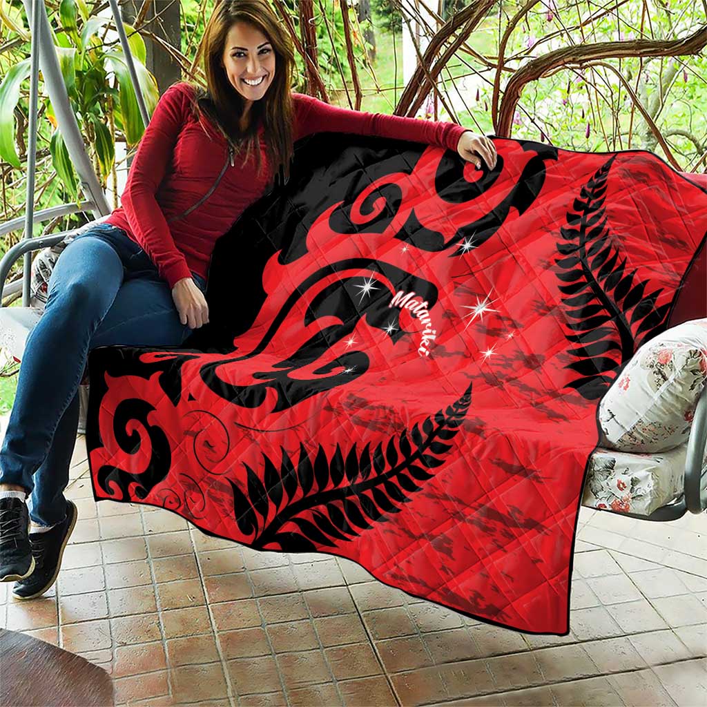 New Zealand Matariki Quilt Maori New Year Koru Pattern LT22 - Polynesian Pride