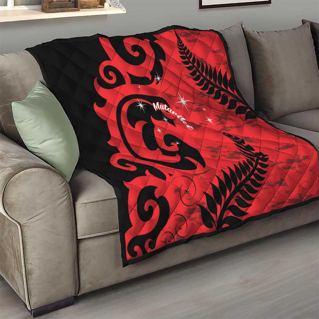 New Zealand Matariki Quilt Maori New Year Koru Pattern LT22 - Polynesian Pride
