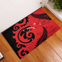 New Zealand Matariki Rubber Doormat Maori New Year Koru Pattern LT22 - Polynesian Pride
