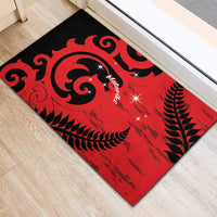 New Zealand Matariki Rubber Doormat Maori New Year Koru Pattern LT22 - Polynesian Pride