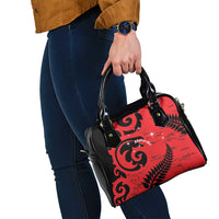 New Zealand Matariki Shoulder Handbag Maori New Year Koru Pattern LT22 - Polynesian Pride