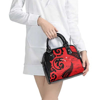 New Zealand Matariki Shoulder Handbag Maori New Year Koru Pattern LT22 - Polynesian Pride
