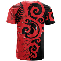 New Zealand Matariki T Shirt Maori New Year Koru Pattern LT22 - Polynesian Pride