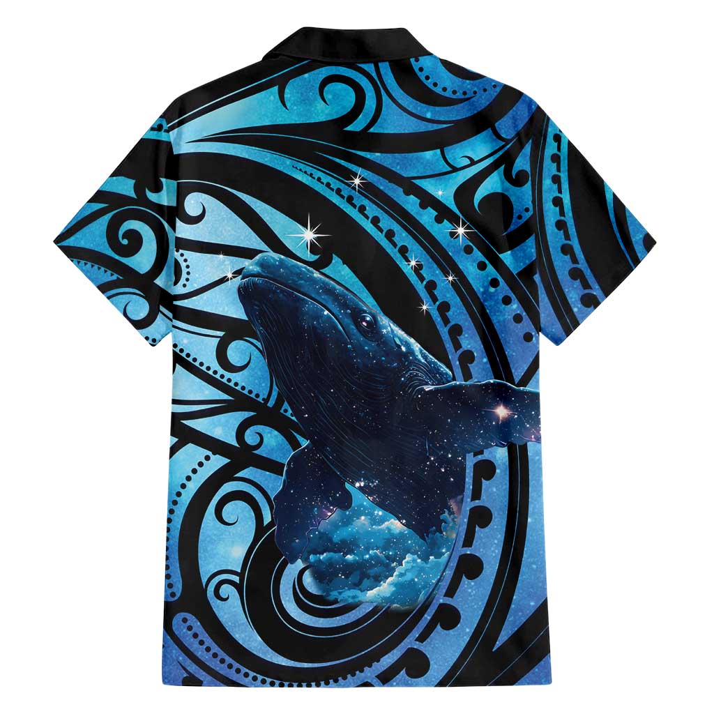 New Zealand Matariki Hawaiian Shirt Maori Humpback Whale Galaxy LT22 - Polynesian Pride