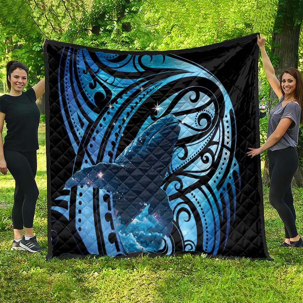 New Zealand Matariki Quilt Maori Humpback Whale Galaxy LT22 - Polynesian Pride