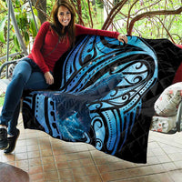New Zealand Matariki Quilt Maori Humpback Whale Galaxy LT22 - Polynesian Pride