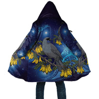 New Zealand Kokako Bird Cloak Kowhai Galaxy Style Polynesian Pattern LT22 Unisex Blue - Polynesian Pride