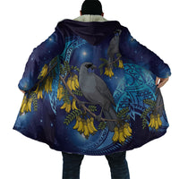 New Zealand Kokako Bird Cloak Kowhai Galaxy Style Polynesian Pattern LT22 - Polynesian Pride