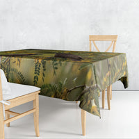 New Zealand Kaka Bird Tablecloth Kowhai Flower Landscape Style LT22 - Polynesian Pride