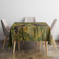 New Zealand Kaka Bird Tablecloth Kowhai Flower Landscape Style LT22 - Polynesian Pride