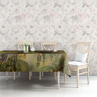 New Zealand Kaka Bird Tablecloth Kowhai Flower Landscape Style LT22 - Polynesian Pride