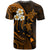 Custom Niihau Hawaii T Shirt Polynesian Tattoo and Pacific Plumeria Gold Vibe LT9 - Polynesian Pride