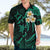 Personalised Niihau Hawaii Hawaiian Shirt Polynesian Tattoo and Pacific Plumeria Turquoise Vibe LT9 - Polynesian Pride