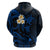 Custom Lanai Hawaii Hoodie Polynesian Tattoo and Pacific Plumeria Blue Vibe LT9 - Polynesian Pride