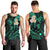 Personalised Lanai Hawaii Men Tank Top Polynesian Tattoo and Pacific Plumeria Turquoise Vibe LT9 - Polynesian Pride