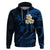 Hawaii Hoodie Oahu Islands Pacific Plumeria Blue Vibe LT9 Pullover Hoodie Blue - Polynesian Pride