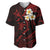 Hawaii Baseball Jersey Oahu Islands Pacific Plumeria Red Vibe LT9 Red - Polynesian Pride