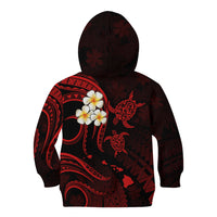 Hawaii Kid Hoodie Oahu Islands Pacific Plumeria Red Vibe LT9 - Polynesian Pride