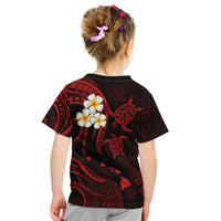 Hawaii Kid T Shirt Oahu Islands Pacific Plumeria Red Vibe LT9 - Polynesian Pride