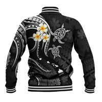 Hawaii Baseball Jacket Oahu Islands Pacific Plumeria White Vibe LT9 - Polynesian Pride