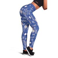 Marshall Islands Merry Christmas Leggings Pacific Patchwork Xmas Vibes LT9 - Polynesian Pride