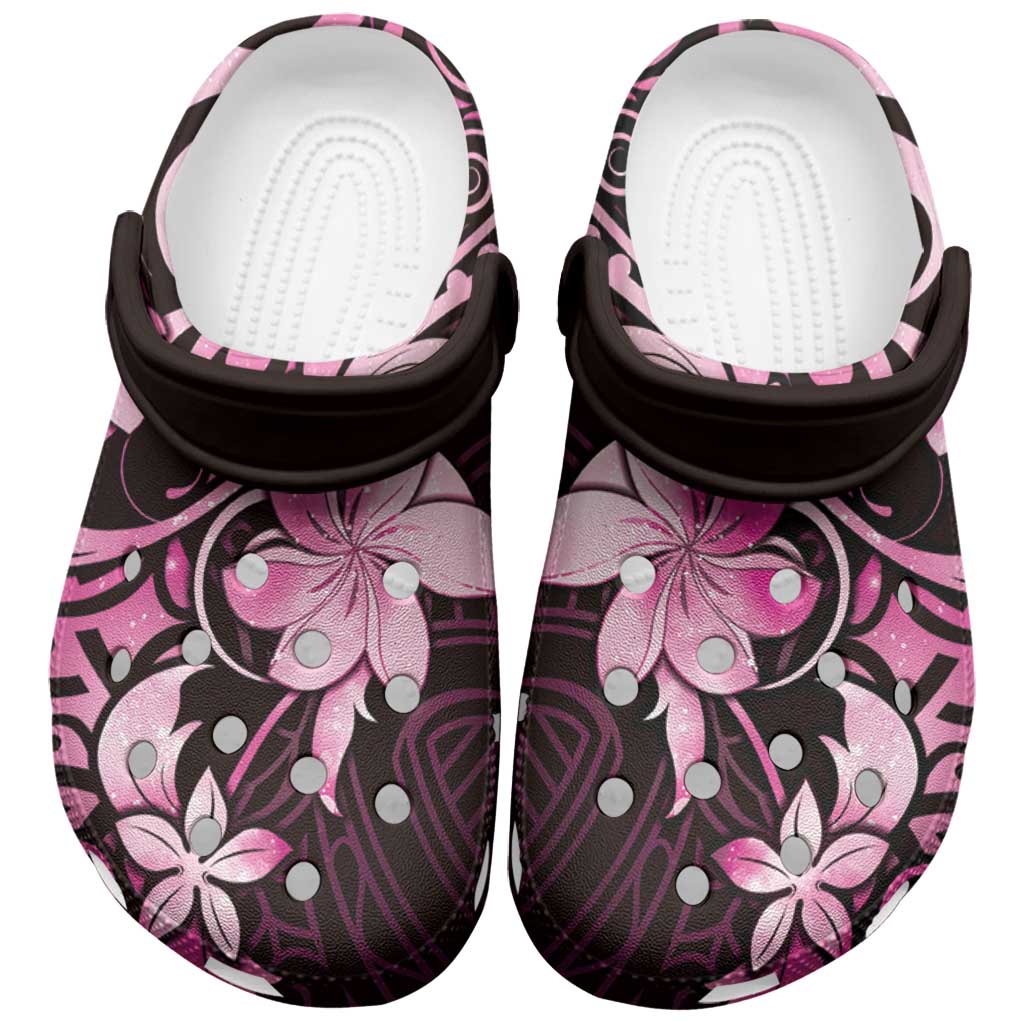 Matariki New Zealand Clogs Shoes Maori Pattern Pink Galaxy LT05 Pink - Polynesian Pride