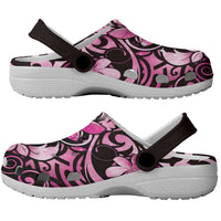 Matariki New Zealand Clogs Shoes Maori Pattern Pink Galaxy LT05 - Polynesian Pride