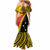 PNG Hibiscus Tribal Pattern Mermaid Dress Bird - of - Paradise LT7 - Polynesian Pride