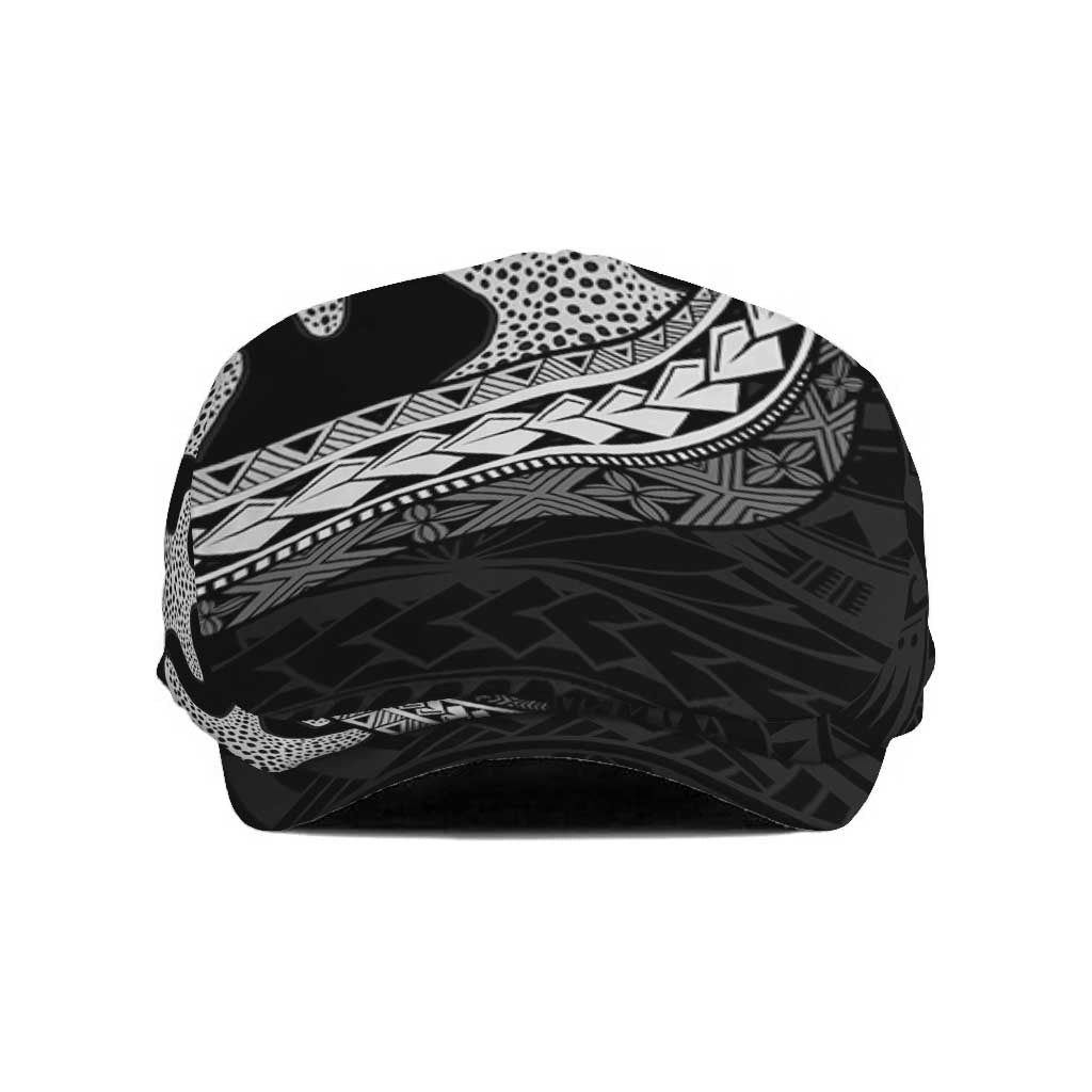 Monotone Polynesian Starfish Unique Pattern Jeff Hat LT01 Black - Polynesian Pride