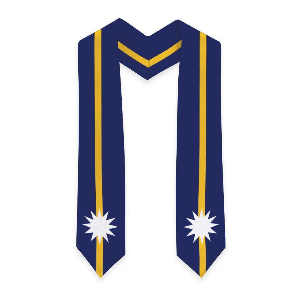 Nauru Graduation Stole Flag Style LT05 - Polynesian Pride