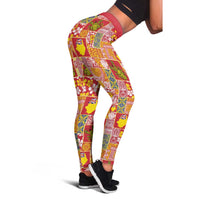 Niue Monuina e Kilisimasi Leggings Pacific Patchwork Xmas Vibes LT9 - Polynesian Pride