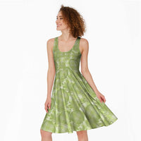 Omaomao Hawaii Breadfruit Palaka Motifs Midi Dress LT14 - Polynesian Pride