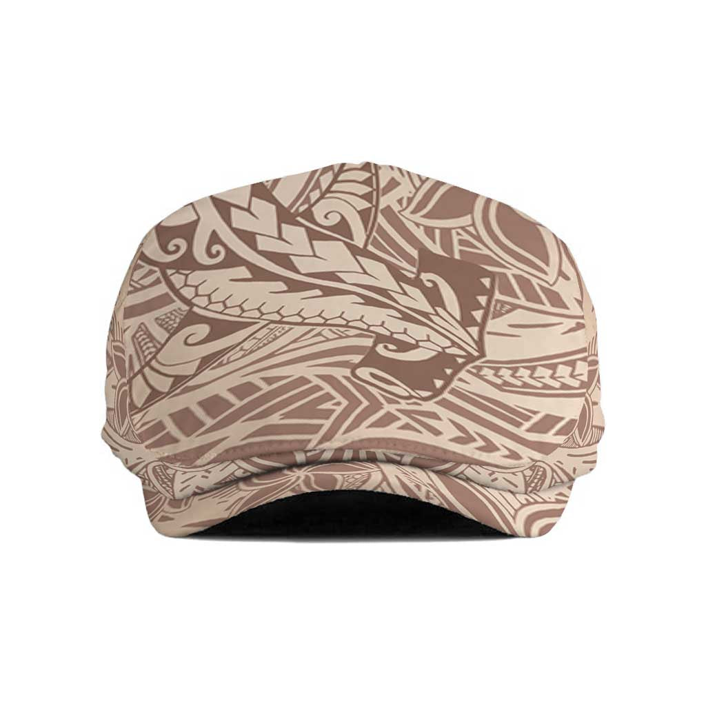 Pastel Brown Gradient Polynesia Jeff Hat Hawaiian Tribal Hammerhead Shark Tattoo LT14 Pastel Brown - Polynesian Pride