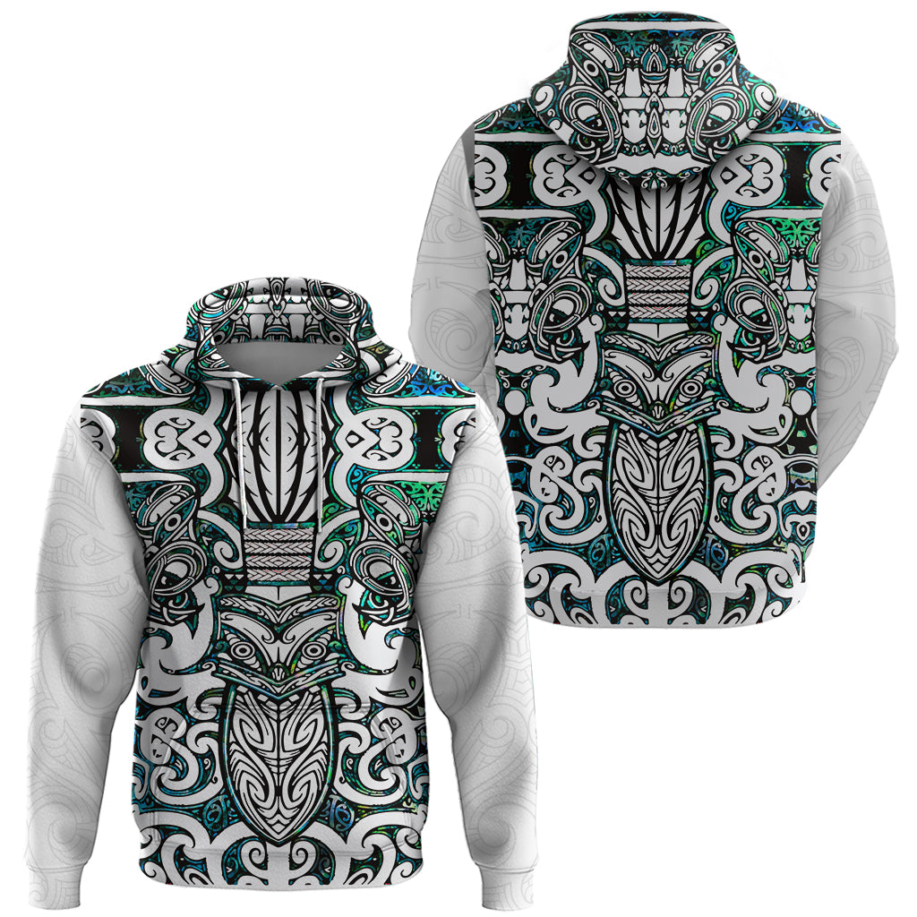 CUSTOMER REQUEST - Warrior Maori - 13/08/2024 - Hoodie - LT03 - Paua Shell Color