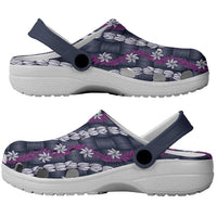 Pikake Maile Tiare Lei Clogs Shoes Poni Lauhala Pattern LT01 - Polynesian Pride