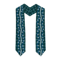Pikake Maile Tiare Lei Graduation Stole Polu Lauhala Pattern LT01 - Polynesian Pride