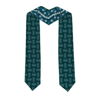 Pikake Maile Tiare Lei Graduation Stole Polu Lauhala Pattern LT01 - Polynesian Pride