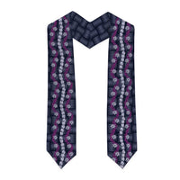Pikake Maile Tiare Lei Graduation Stole Poni Lauhala Pattern LT01 - Polynesian Pride