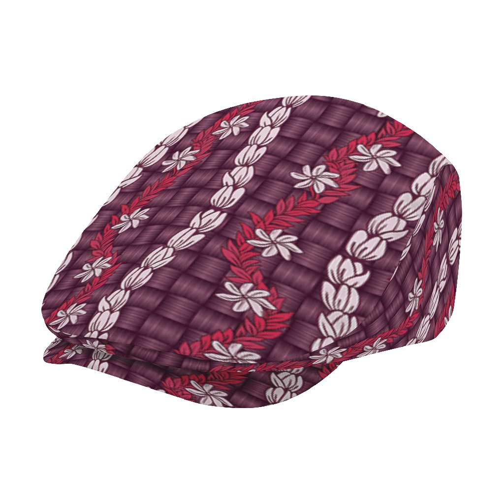 Pikake Maile Tiare Lei Jeff Hat Akala Lauhala Pattern LT01 - Polynesian Pride