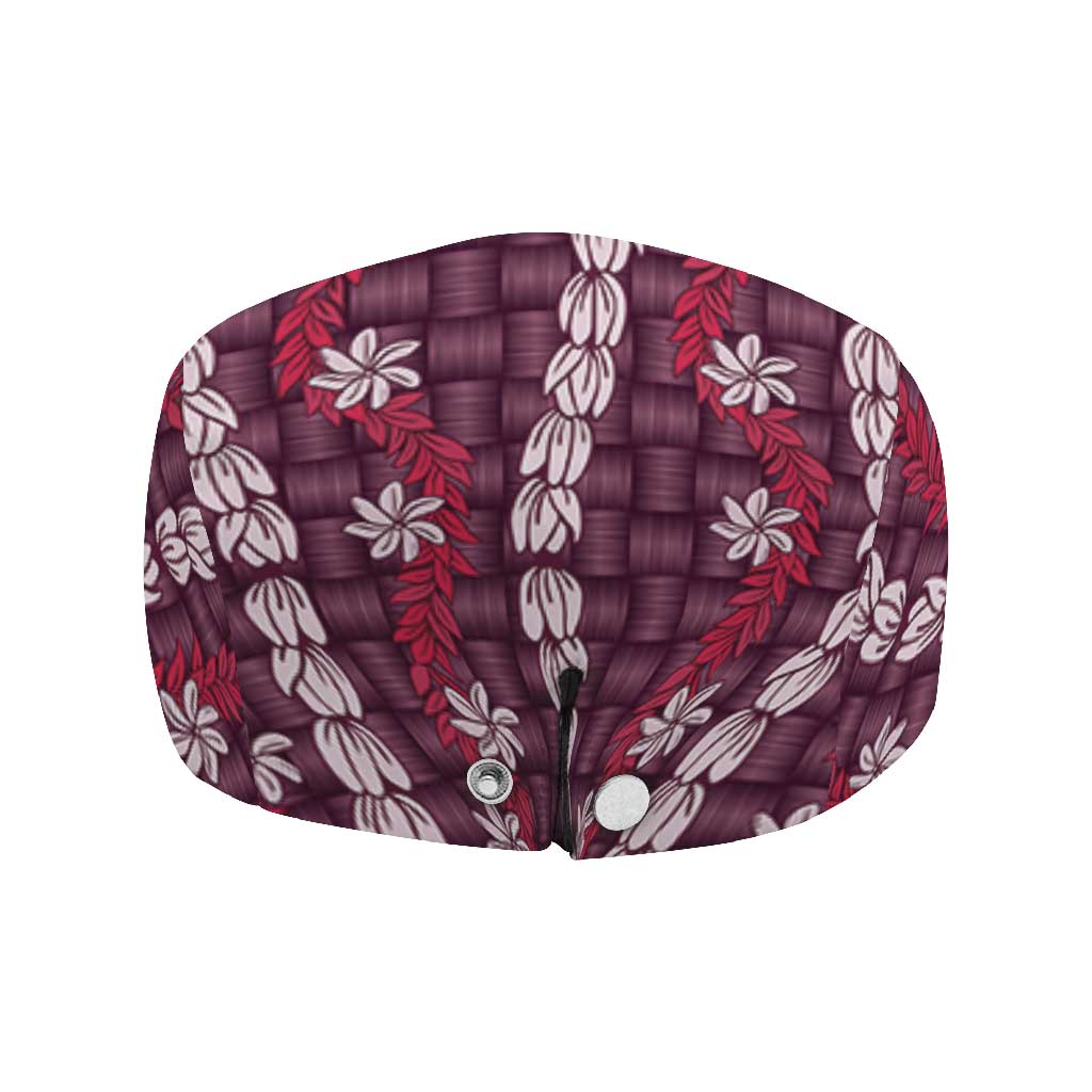 Pikake Maile Tiare Lei Jeff Hat Akala Lauhala Pattern LT01 - Polynesian Pride